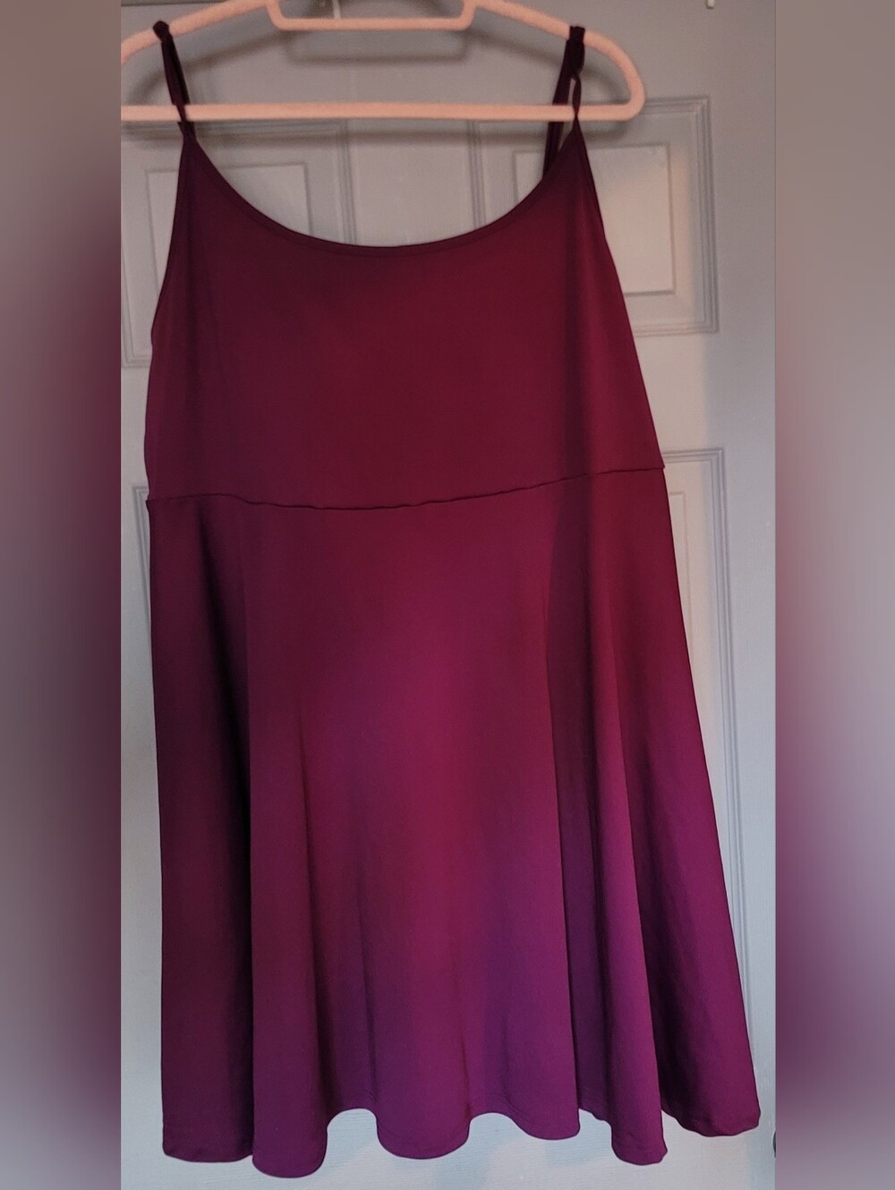 SHEIN 2XL Flowing Dress in Deep Purple